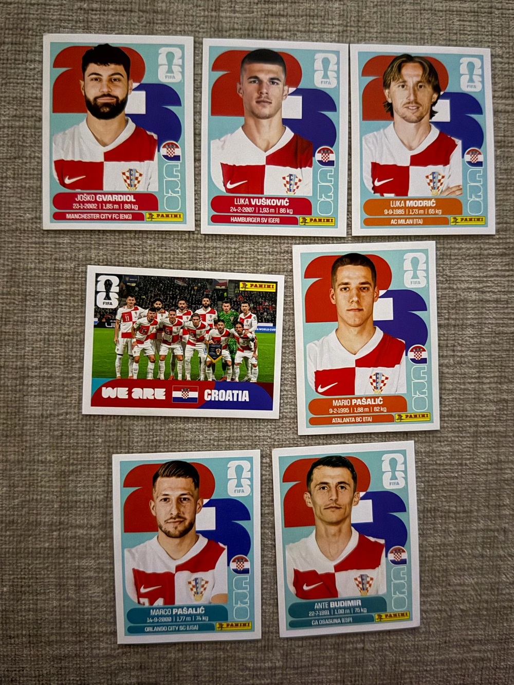 Croatia FIFA Stickers